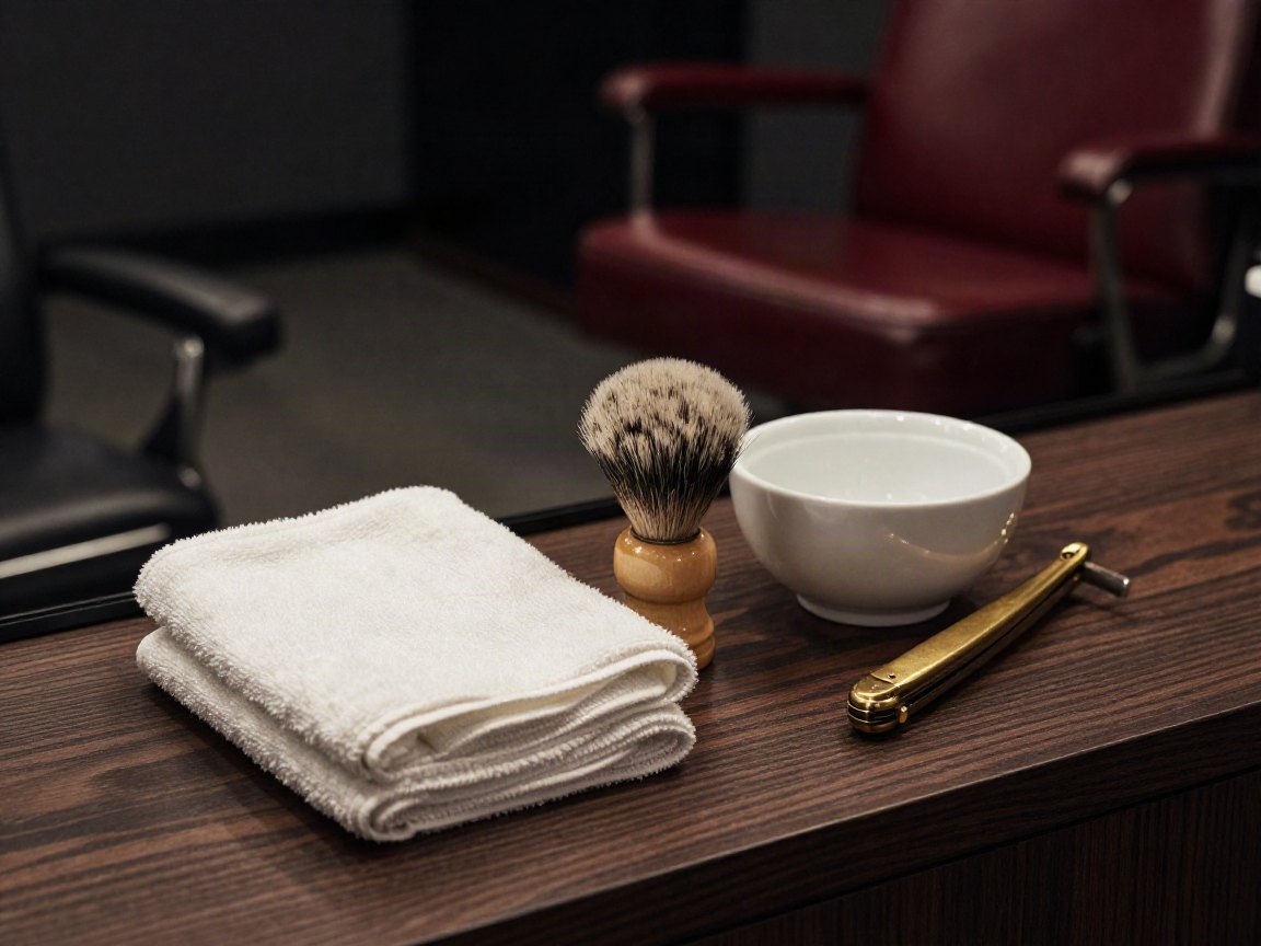 Hot towel shave